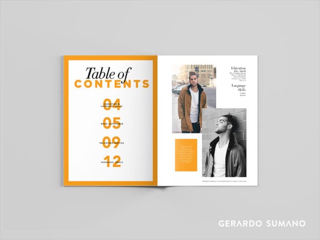 Gerardo Sumano Creative Resume Handout 