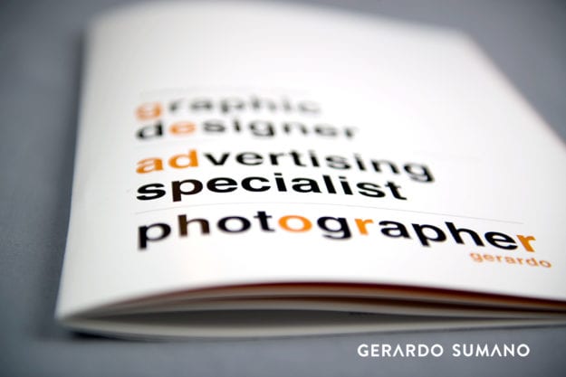 Gerardo Sumano Creative Resume Handout 